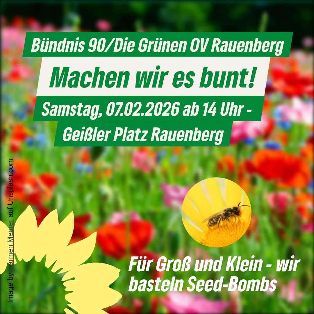 Seed-Bombs für eine grünere Welt! Basteln, säen, warten… freuen! 🌻🌸🍀#rauenberg #gruene #frühling #landtagswahlbawü