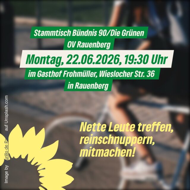 Bald ist es wieder soweit! Kommt gerne vorbei! Wir freuen uns auf euch! 🚲🌻🌈 #gruene #rauenberg #gruenebadenwürttemberg