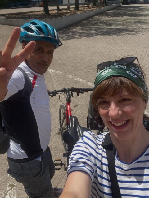 Die „Green Wheels“ unterwegs zur Auftaktveranstaltung des Stadtradeln! Go Team Green Wheels!!! 🚲🌻🚲 #stadtradeln2026 #rauenberg #gruene #radfahren